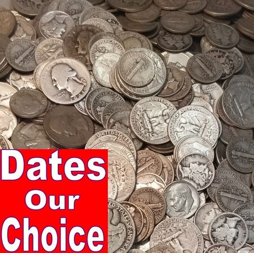 Face value silver coins - $5, 90%