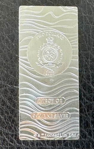 2022 niue silver - $2, one
