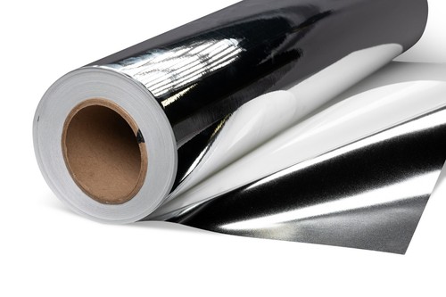Silver mirror gloss metallic - silver,