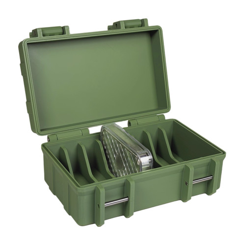 5oz silver bar storage box - silver,